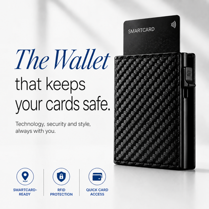 The SecureTech Smart Wallet that keeps your cards safe