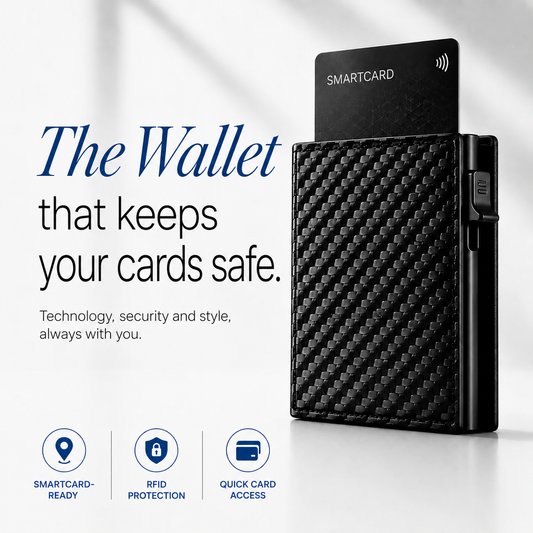 The SecureTech Smart Wallet that keeps your cards safe